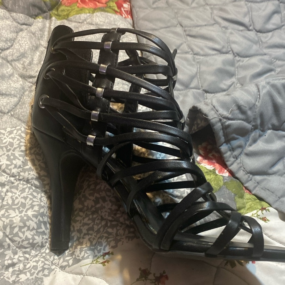 Black high heels